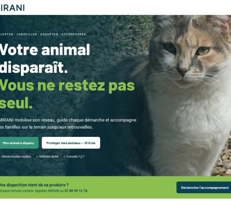 Aperçu du site Mirani France